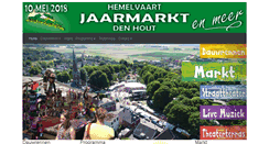 Desktop Screenshot of jaarmarkt-denhout.nl